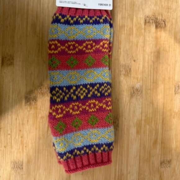 Retro Boho Fair Isle Arm Warmer - Picture 5 of 16